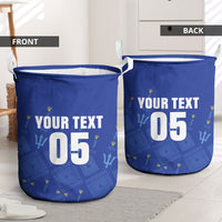 Custom Barbados 2026 Cricket Laundry Basket Tridents Rise