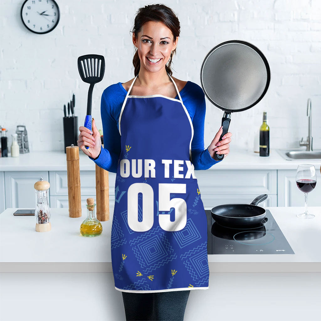 Custom Barbados 2026 Cricket Apron Tridents Rise