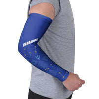 Custom Barbados 2026 Cricket Arm Sleeves Tridents Rise