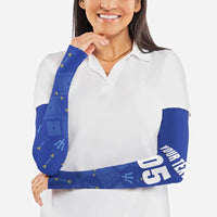 Custom Barbados 2026 Cricket Arm Sleeves Tridents Rise