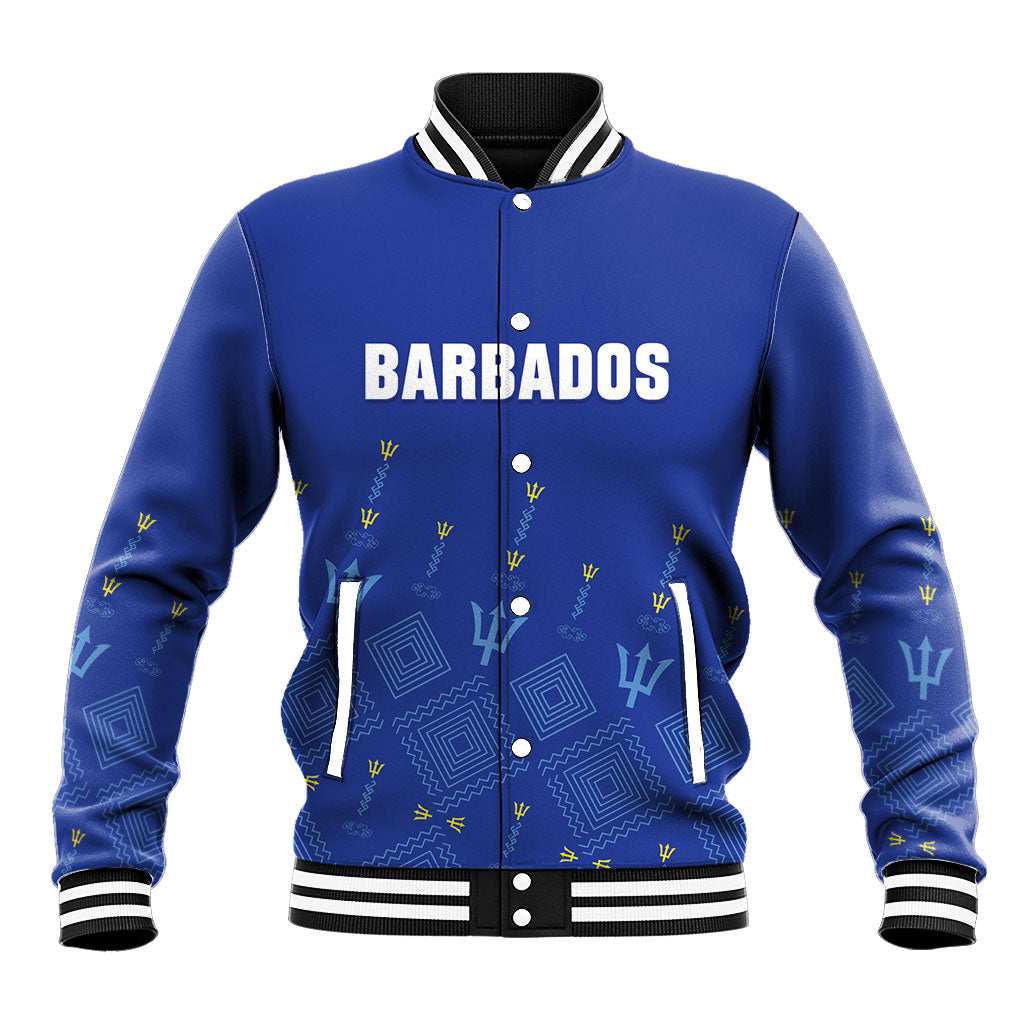 Custom Barbados 2026 Cricket Baseball Jacket Tridents Rise