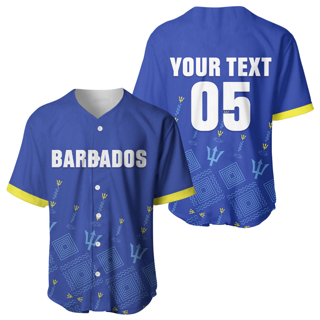 Custom Barbados 2026 Cricket Baseball Jersey Tridents Rise