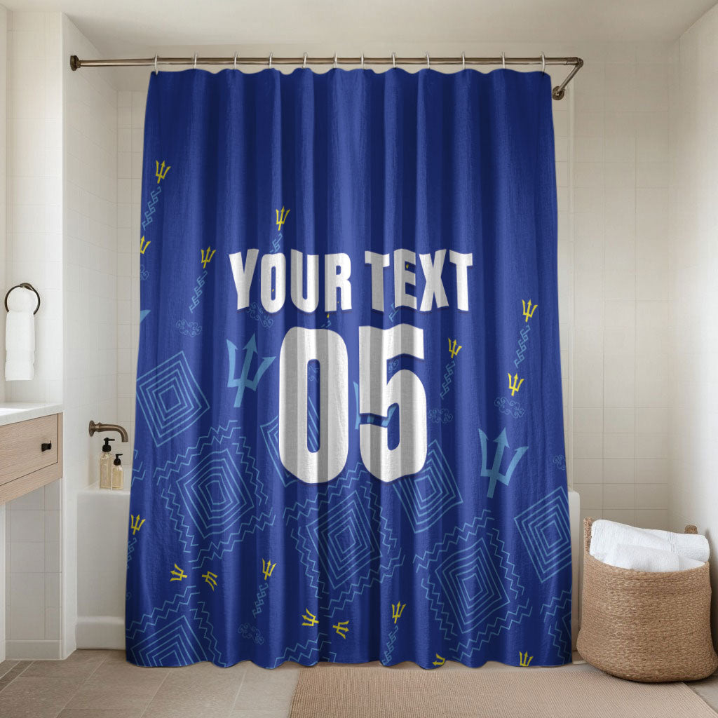 Custom Barbados 2026 Cricket Bathroom Set Tridents Rise