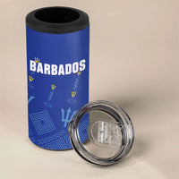 Custom Barbados 2026 Cricket 4 in 1 Can Cooler Tumbler Tridents Rise