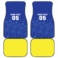 Custom Barbados 2026 Cricket Car Mats Tridents Rise