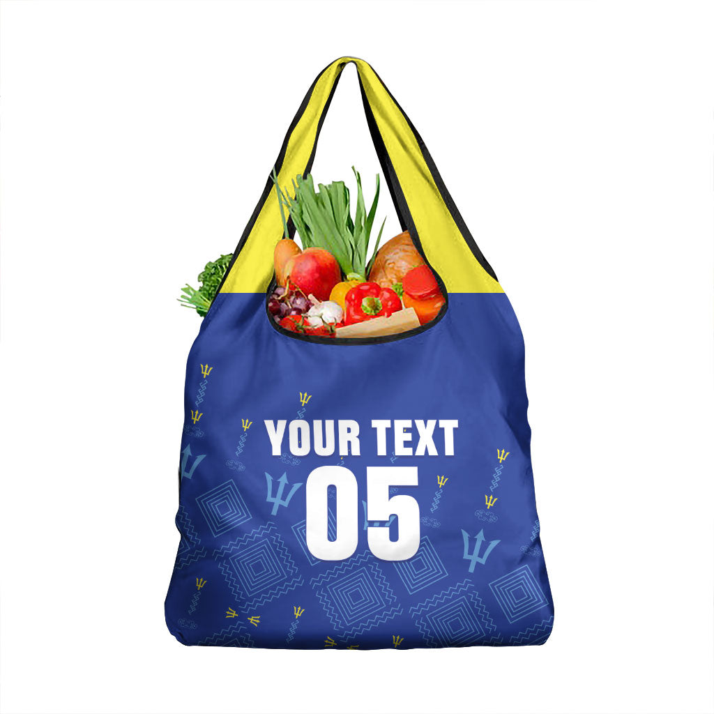 Custom Barbados 2026 Cricket Grocery Bag Tridents Rise