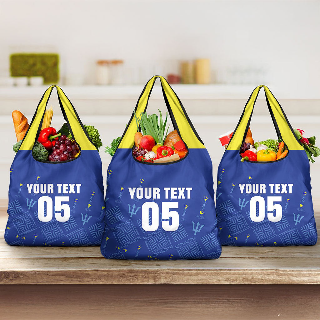 Custom Barbados 2026 Cricket Grocery Bag Tridents Rise