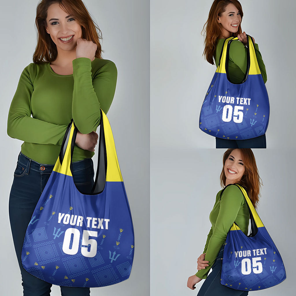 Custom Barbados 2026 Cricket Grocery Bag Tridents Rise