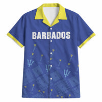 Custom Barbados 2026 Cricket Hawaiian Shirt Tridents Rise