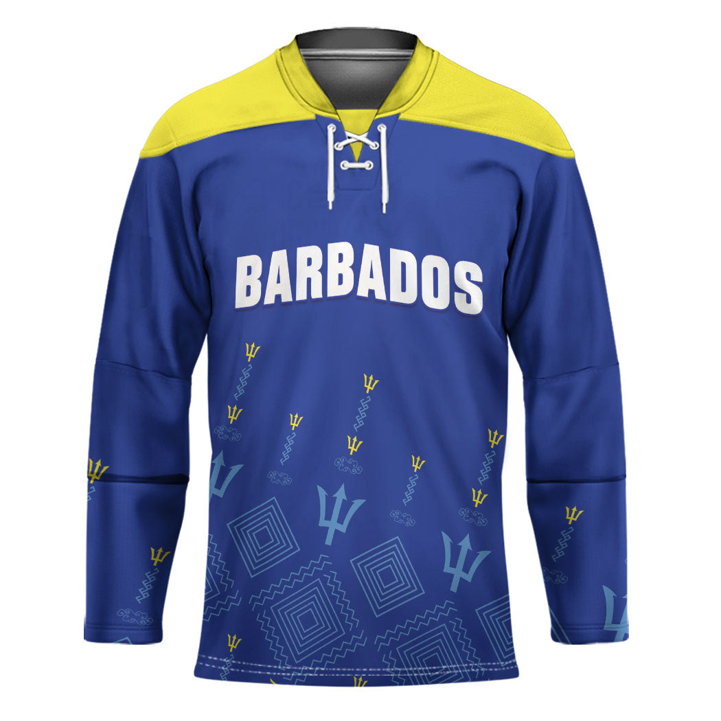 Custom Barbados 2026 Cricket Hockey Jersey Tridents Rise