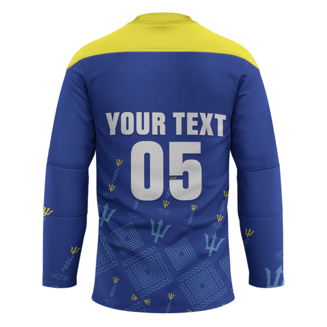 Custom Barbados 2026 Cricket Hockey Jersey Tridents Rise