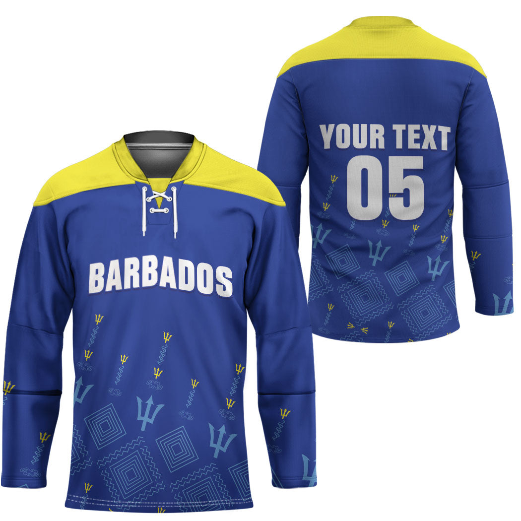 Custom Barbados 2026 Cricket Hockey Jersey Tridents Rise