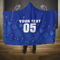 Custom Barbados 2026 Cricket Hooded Blanket Tridents Rise