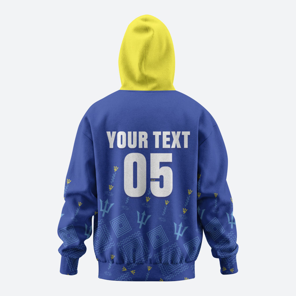 Custom Barbados 2026 Cricket Hoodie Tridents Rise