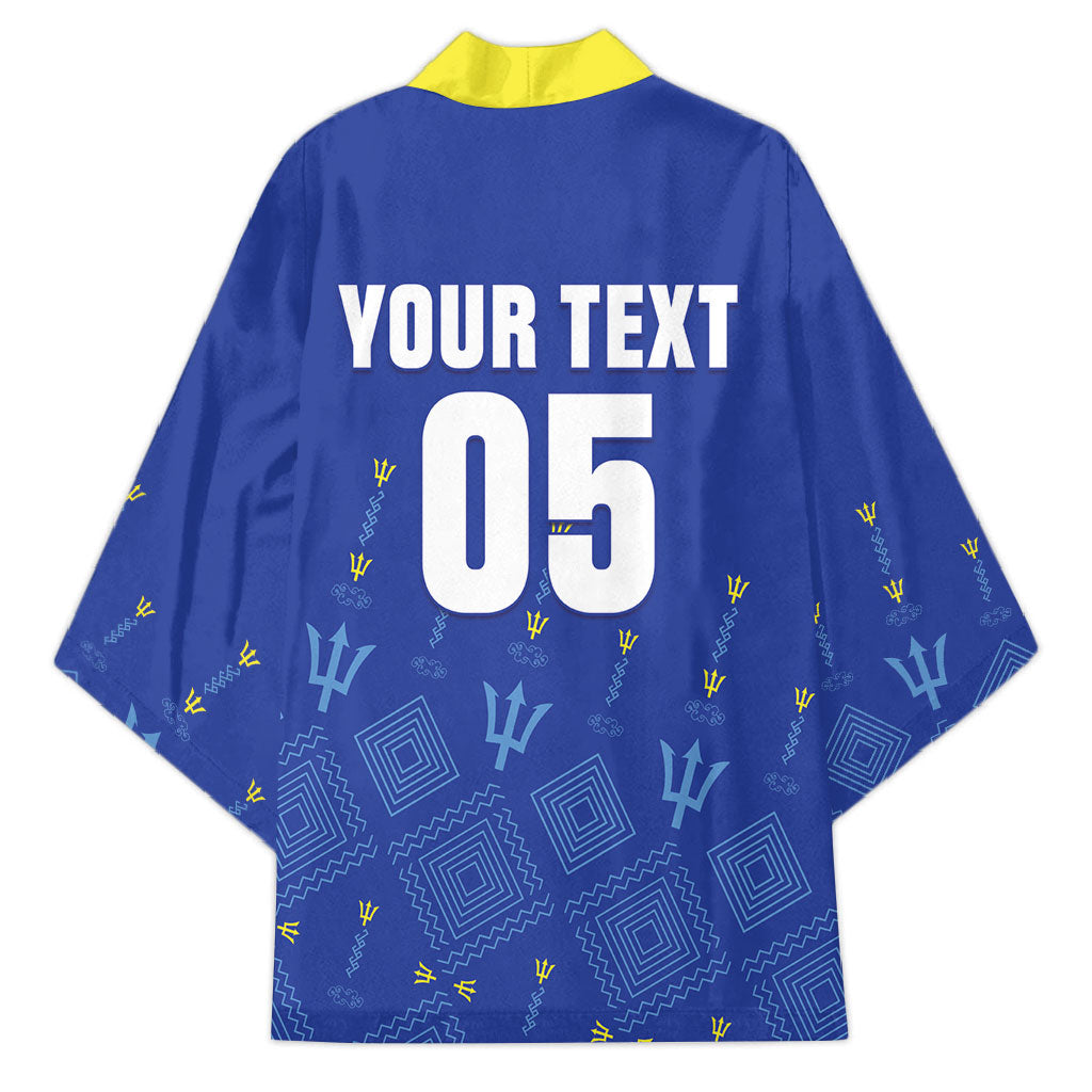 Custom Barbados 2026 Cricket Kimono Tridents Rise