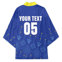 Custom Barbados 2026 Cricket Kimono Tridents Rise