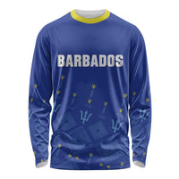 Custom Barbados 2026 Cricket Long Sleeve Shirt Tridents Rise