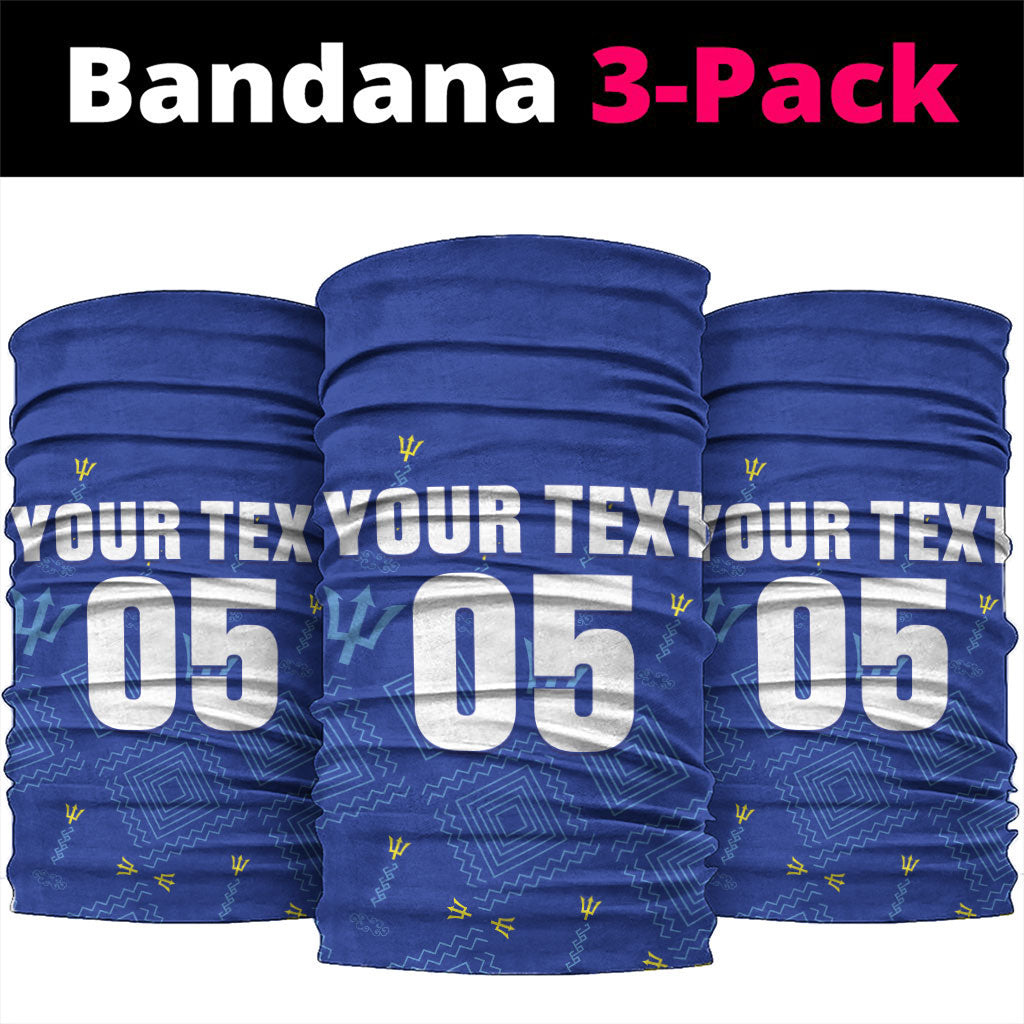 Custom Barbados 2026 Cricket Neck Gaiter Tridents Rise