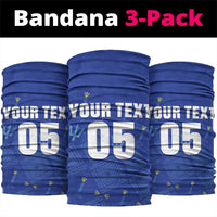 Custom Barbados 2026 Cricket Neck Gaiter Tridents Rise