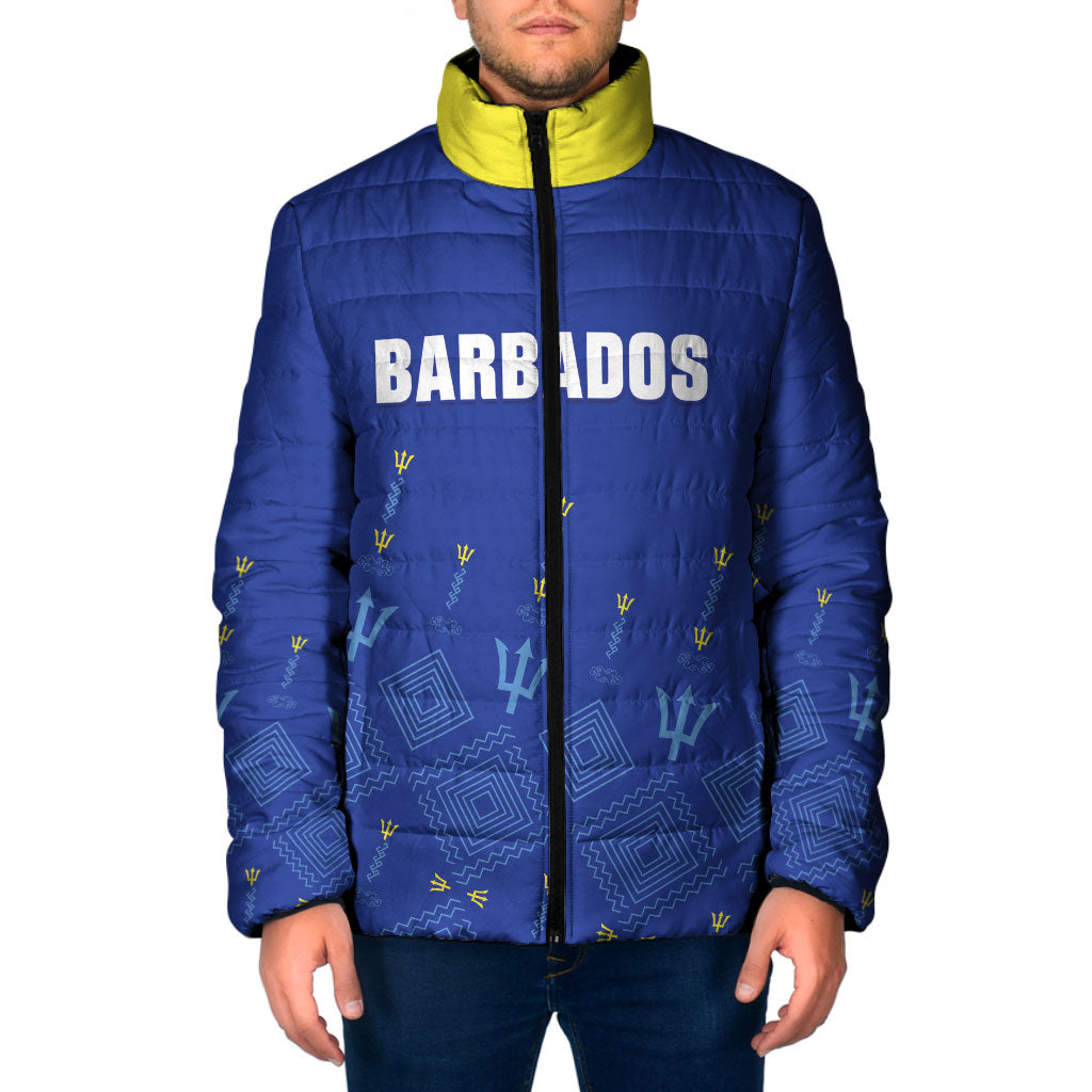 Custom Barbados 2026 Cricket Padded Jacket Tridents Rise