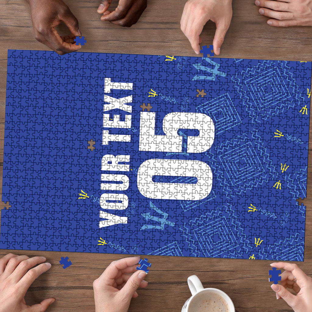 Custom Barbados 2026 Cricket Puzzle Tridents Rise