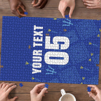 Custom Barbados 2026 Cricket Puzzle Tridents Rise