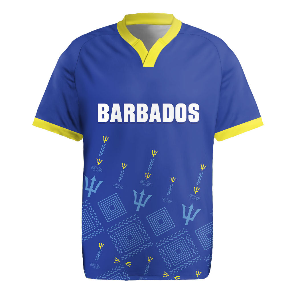 Custom Barbados 2026 Cricket Rugby Jersey Tridents Rise