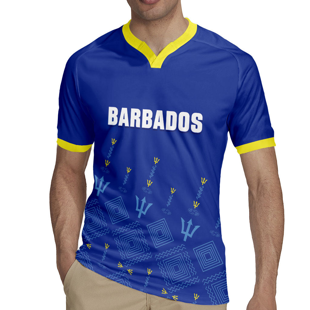 Custom Barbados 2026 Cricket Rugby Jersey Tridents Rise