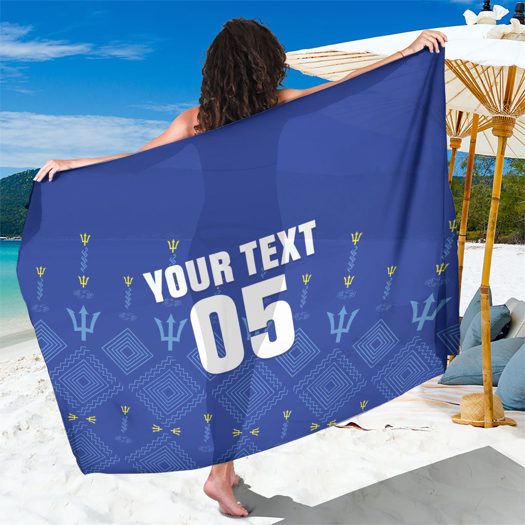 Custom Barbados 2026 Cricket Sarong Tridents Rise
