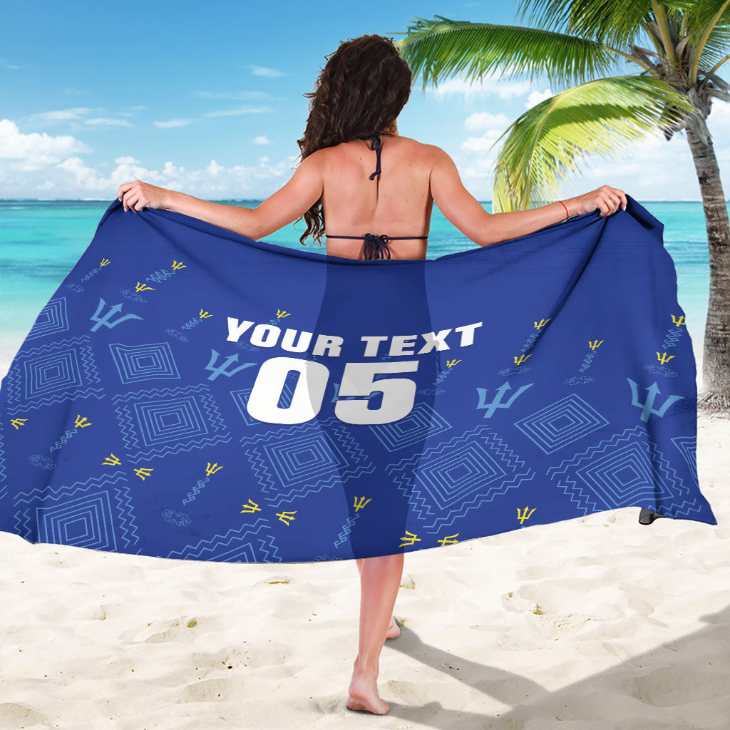 Custom Barbados 2026 Cricket Sarong Tridents Rise