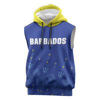 Custom Barbados 2026 Cricket Sleeveless Hoodie Tridents Rise
