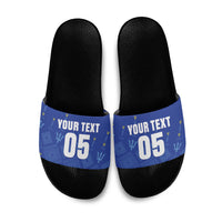 Custom Barbados 2026 Cricket Slide Sandals Tridents Rise