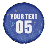 Custom Barbados 2026 Cricket Spare Tire Cover Tridents Rise