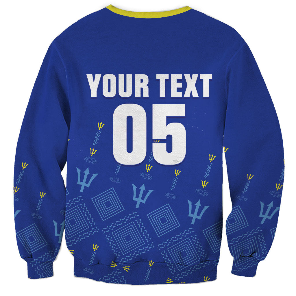 Custom Barbados 2026 Cricket Sweatshirt Tridents Rise