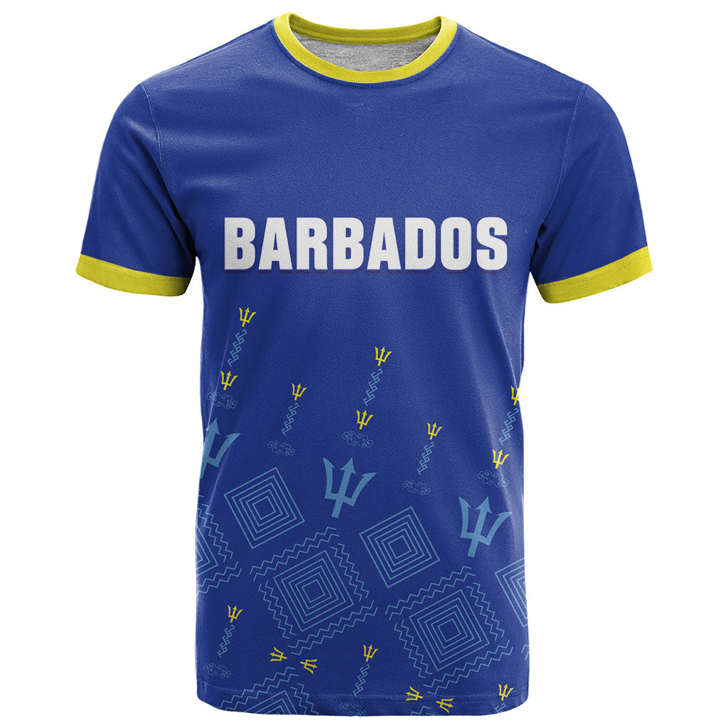 Custom Barbados 2026 Cricket T Shirt Tridents Rise
