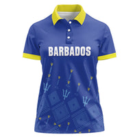 Custom Barbados 2026 Cricket Women Polo Shirt Tridents Rise