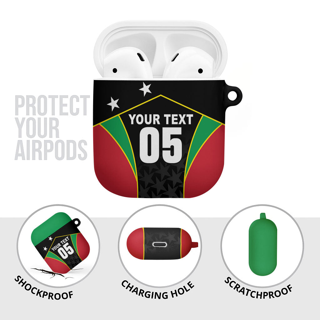 Custom Saint Kitts And Nevis 2026 Cricket AirPods Case Unique Style