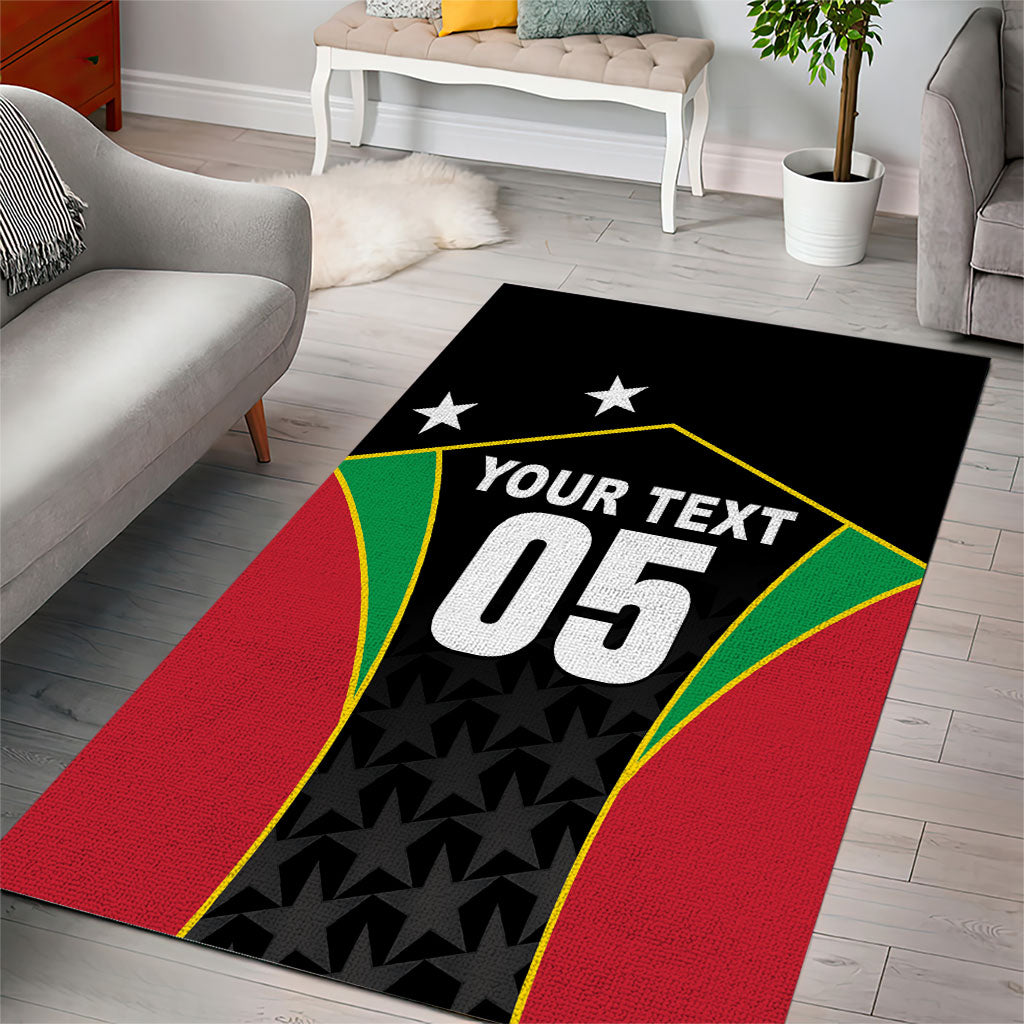 Custom Saint Kitts And Nevis 2026 Cricket Area Rug Unique Style