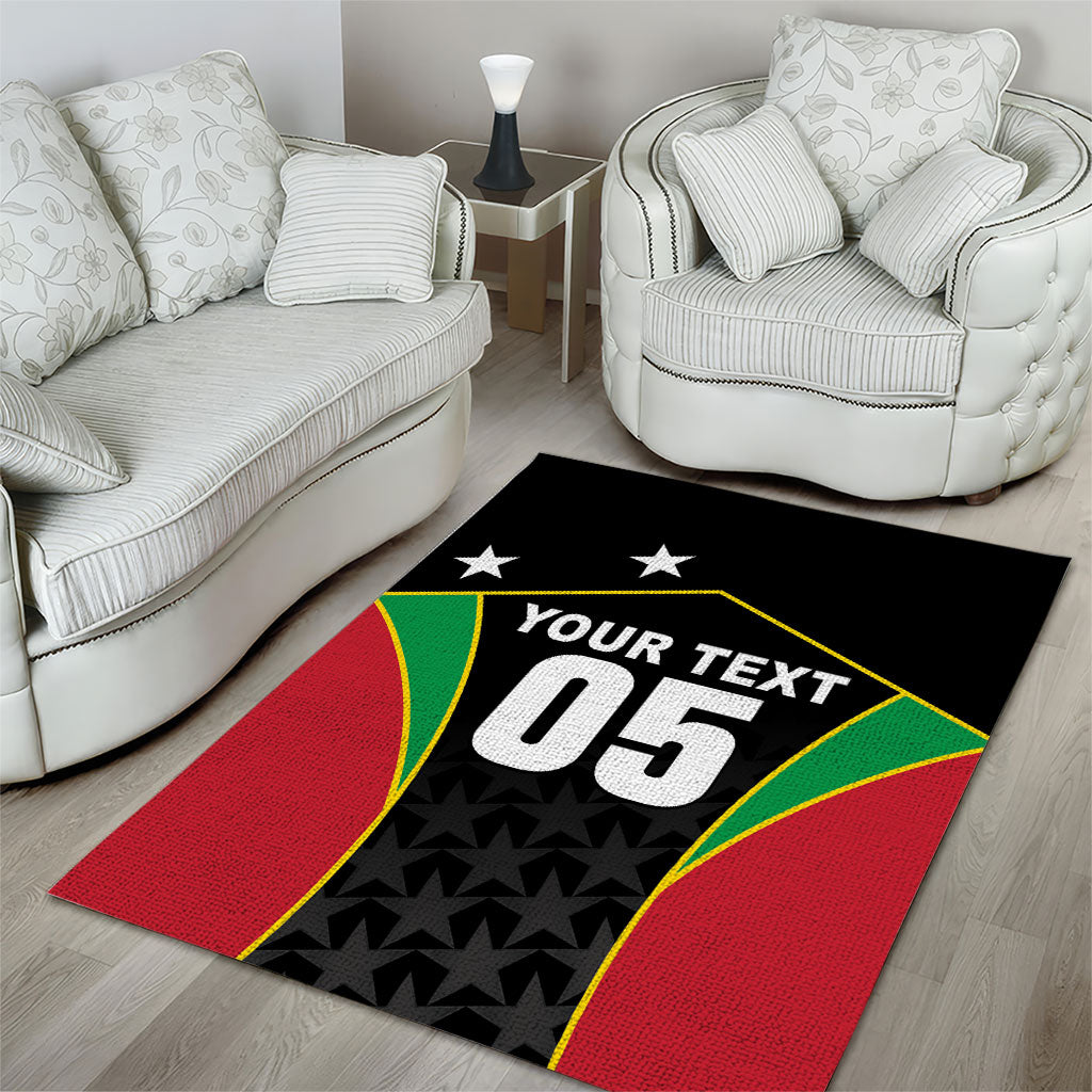 Custom Saint Kitts And Nevis 2026 Cricket Area Rug Unique Style