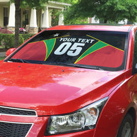 Custom Saint Kitts And Nevis 2026 Cricket Auto Sun Shade Unique Style