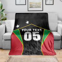 Custom Saint Kitts And Nevis 2026 Cricket Blanket Unique Style