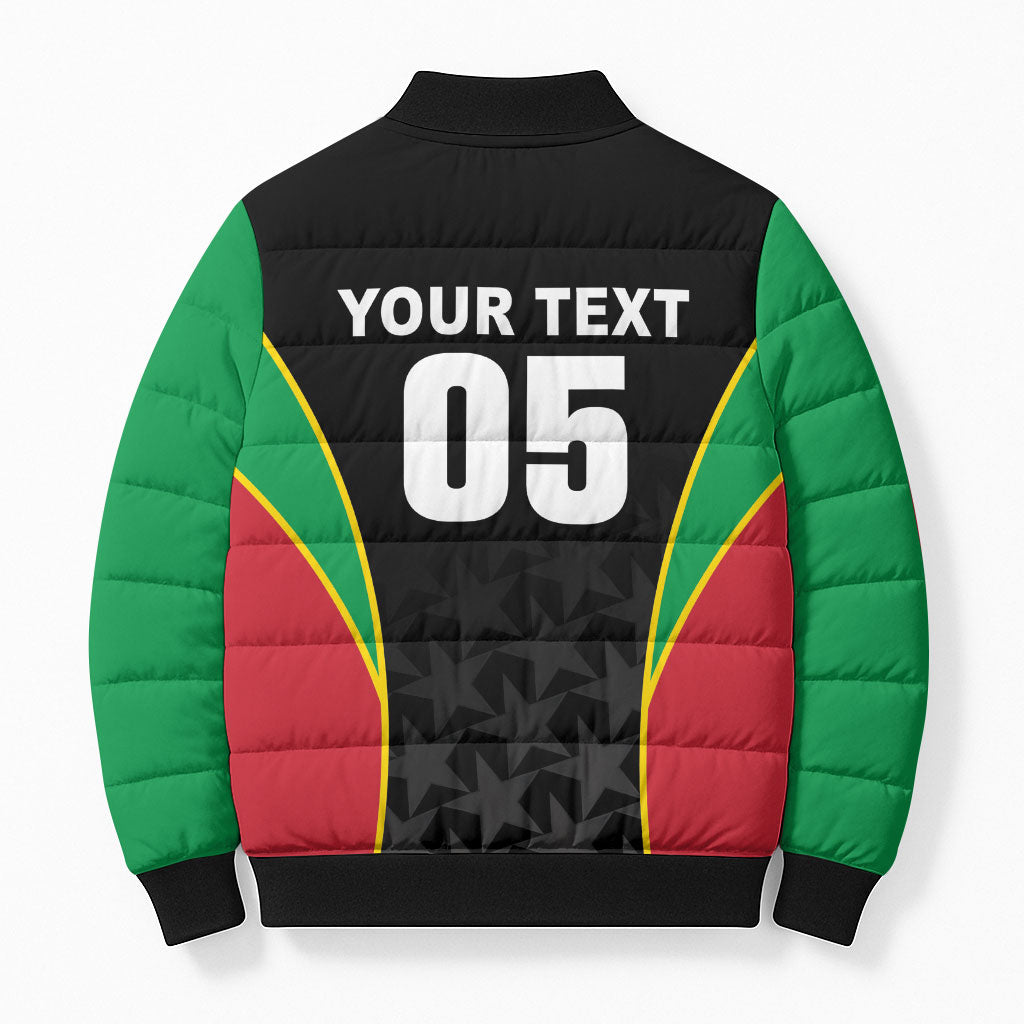 Custom Saint Kitts And Nevis 2026 Cricket Bomber Puffer Jacket Unique Style