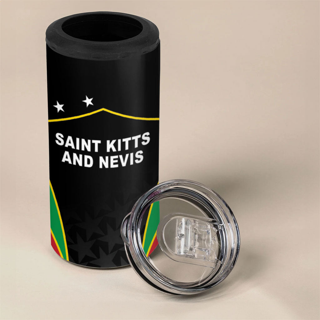 Custom Saint Kitts And Nevis 2026 Cricket 4 in 1 Can Cooler Tumbler Unique Style