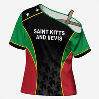 Custom Saint Kitts And Nevis 2026 Cricket Cross Shoulder Shirt Unique Style