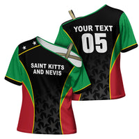 Custom Saint Kitts And Nevis 2026 Cricket Cross Shoulder Shirt Unique Style