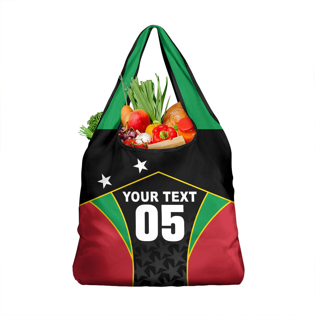 Custom Saint Kitts And Nevis 2026 Cricket Grocery Bag Unique Style