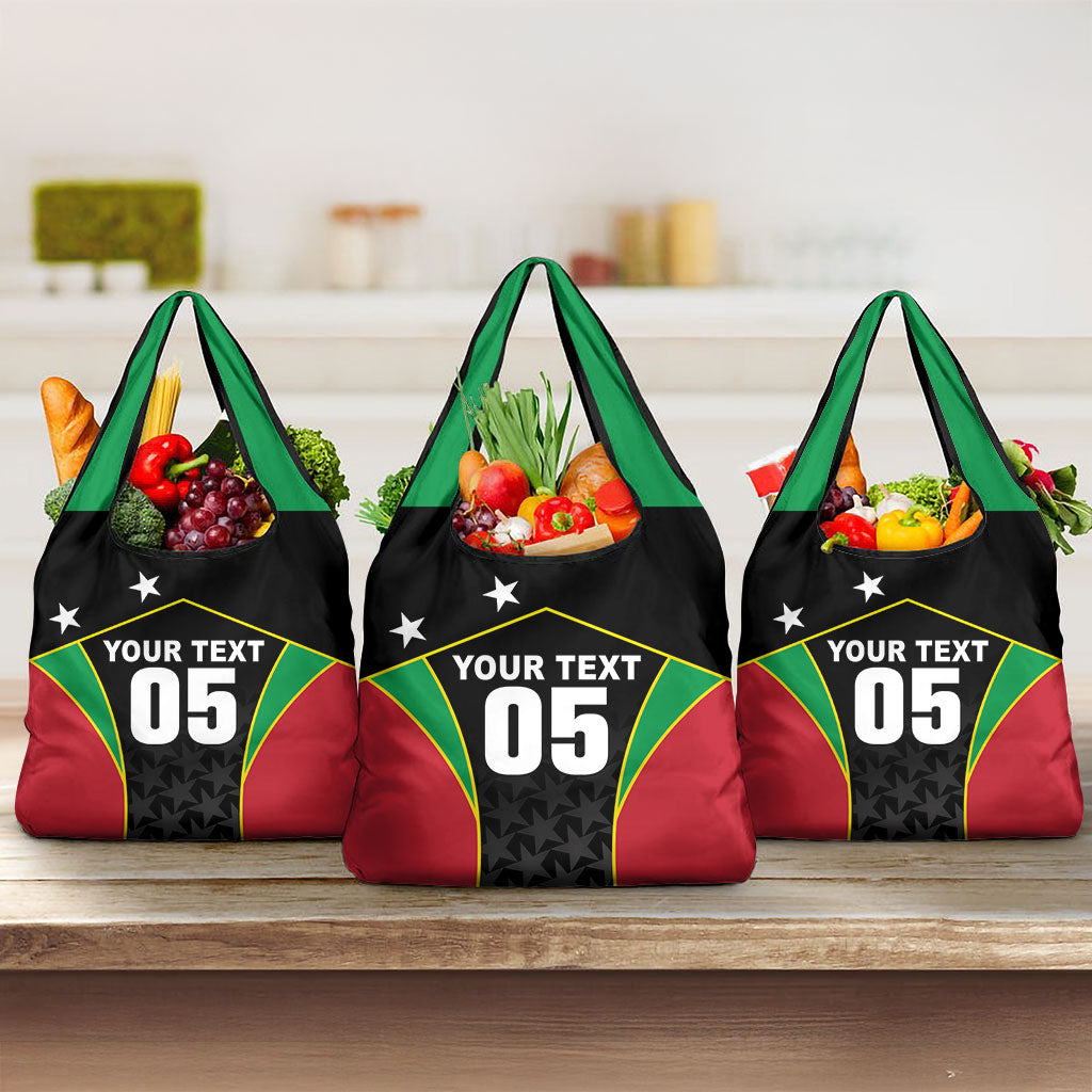 Custom Saint Kitts And Nevis 2026 Cricket Grocery Bag Unique Style