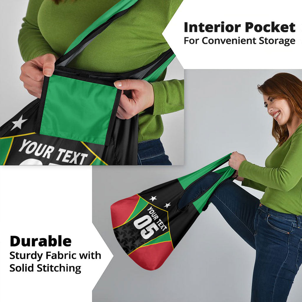 Custom Saint Kitts And Nevis 2026 Cricket Grocery Bag Unique Style