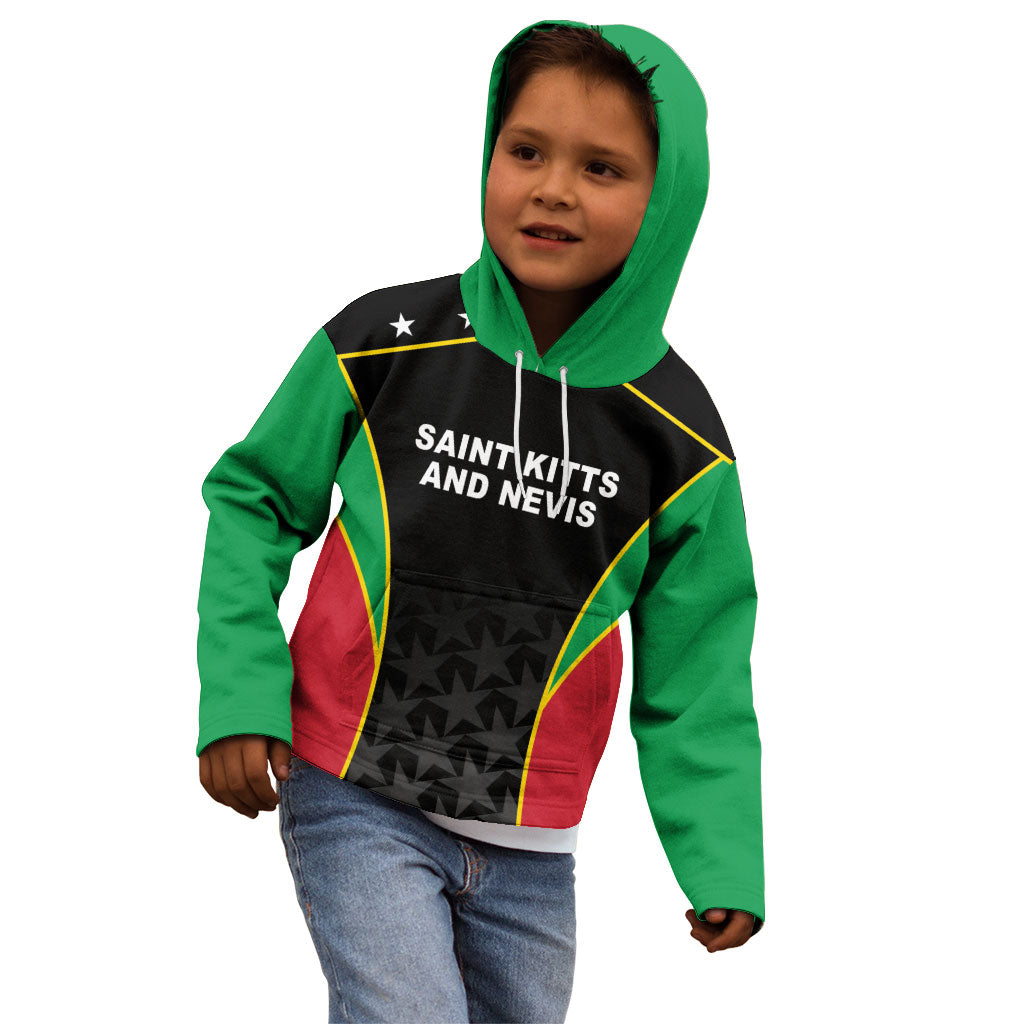 Custom Saint Kitts And Nevis 2026 Cricket Kid Hoodie Unique Style