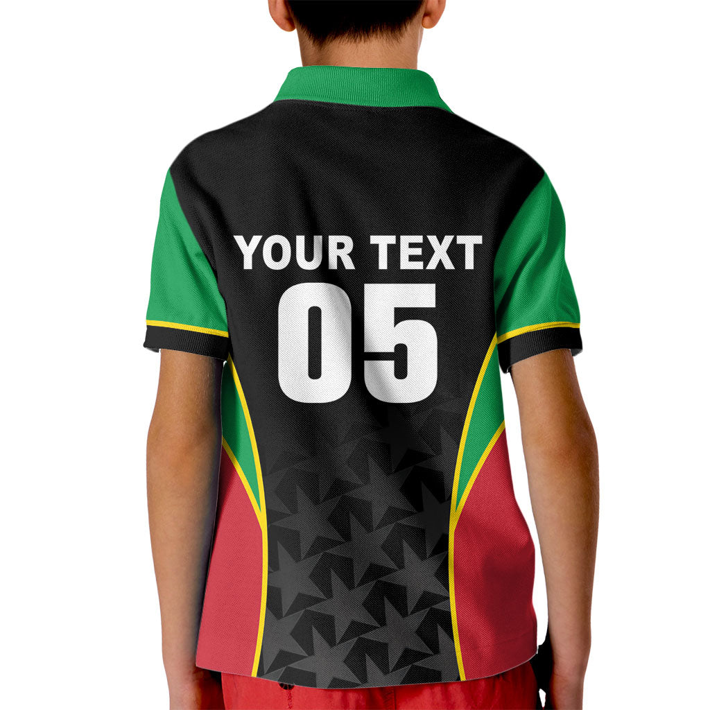 Custom Saint Kitts And Nevis 2026 Cricket Kid Polo Shirt Unique Style